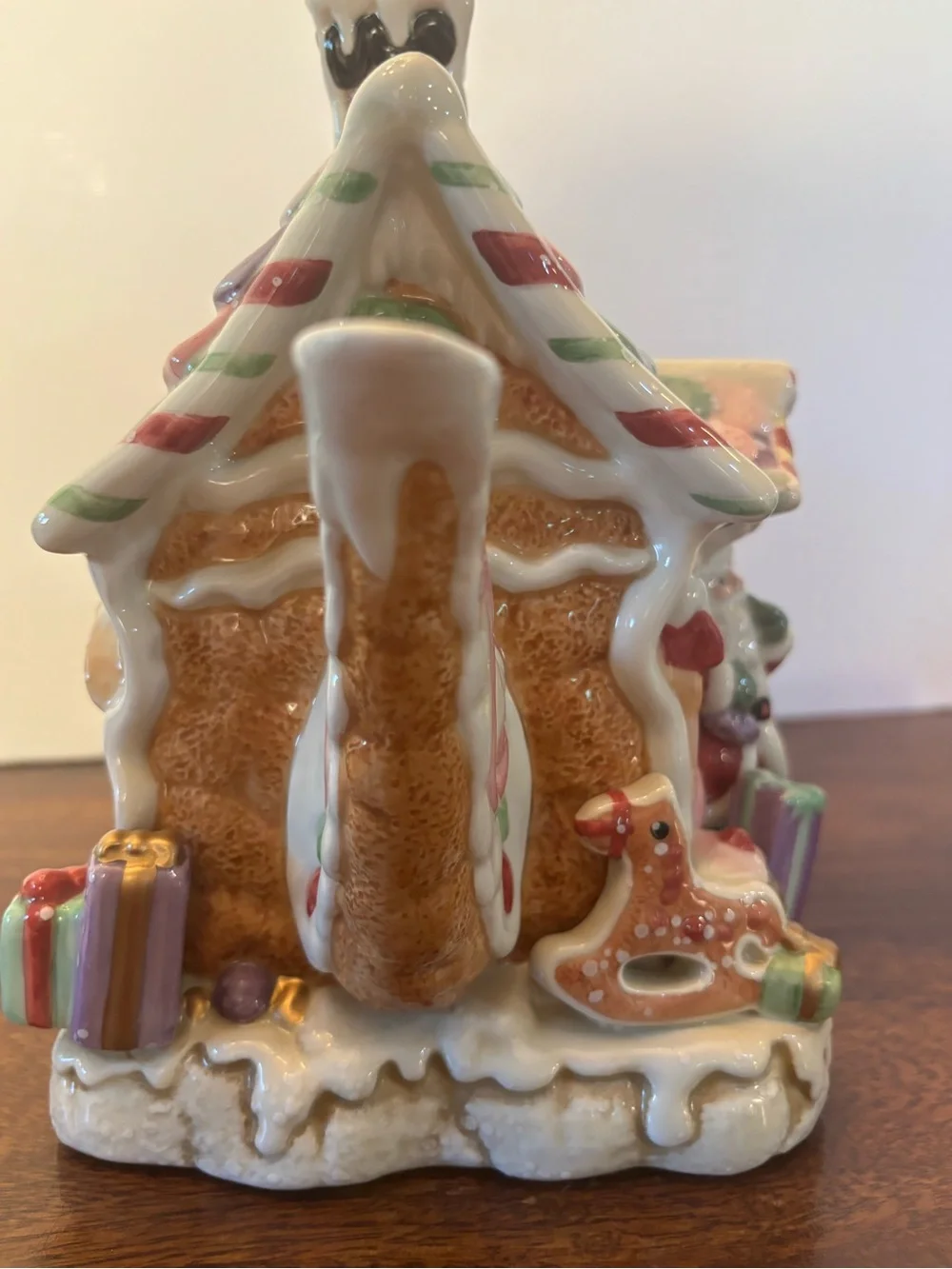 Fitz & Floyd Christmas Candy Land Express CANDY SHOP Teapot No Box EUC